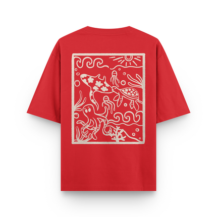 Ocean Creatures Oversized T-Shirt
