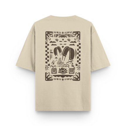 Boho Beach T-Shirt Oversized