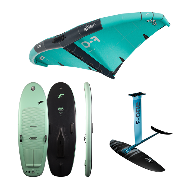 F-ONE Aufblasbares Einsteiger Set I Wingfoilen 65 - 80 kg