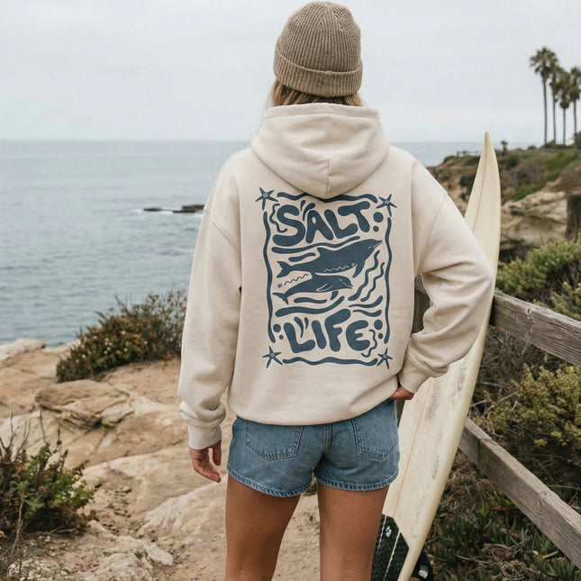 SALT LIFE HOODIE OVERSIZED