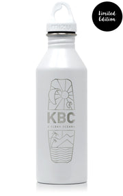 KBC Water Bottle 4CLEAN OCEANS [Design: BOARD] White (LASER ETCHING) 780 ml