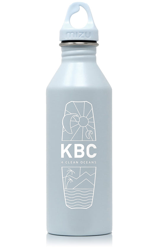 KBC Water Bottle 4CLEAN OCEANS [Design: BOARD] Ice blue (normal print) 780 ml