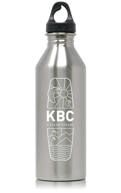 KBC Water Bottle 4CLEAN OCEANS [Design: BOARD] Stainless steel (normal print) 780 ml