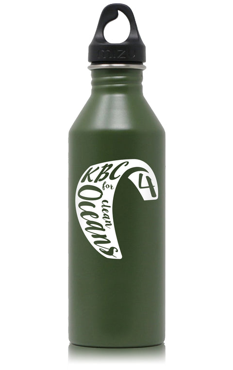 KBC Water Bottle 4CLEAN OCEANS [Design: KITE] Green (normal print) 780 ml